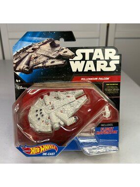 Star Wars Hot Wheels Millennium Falcon Die-Cast Toy With Flight Navigator